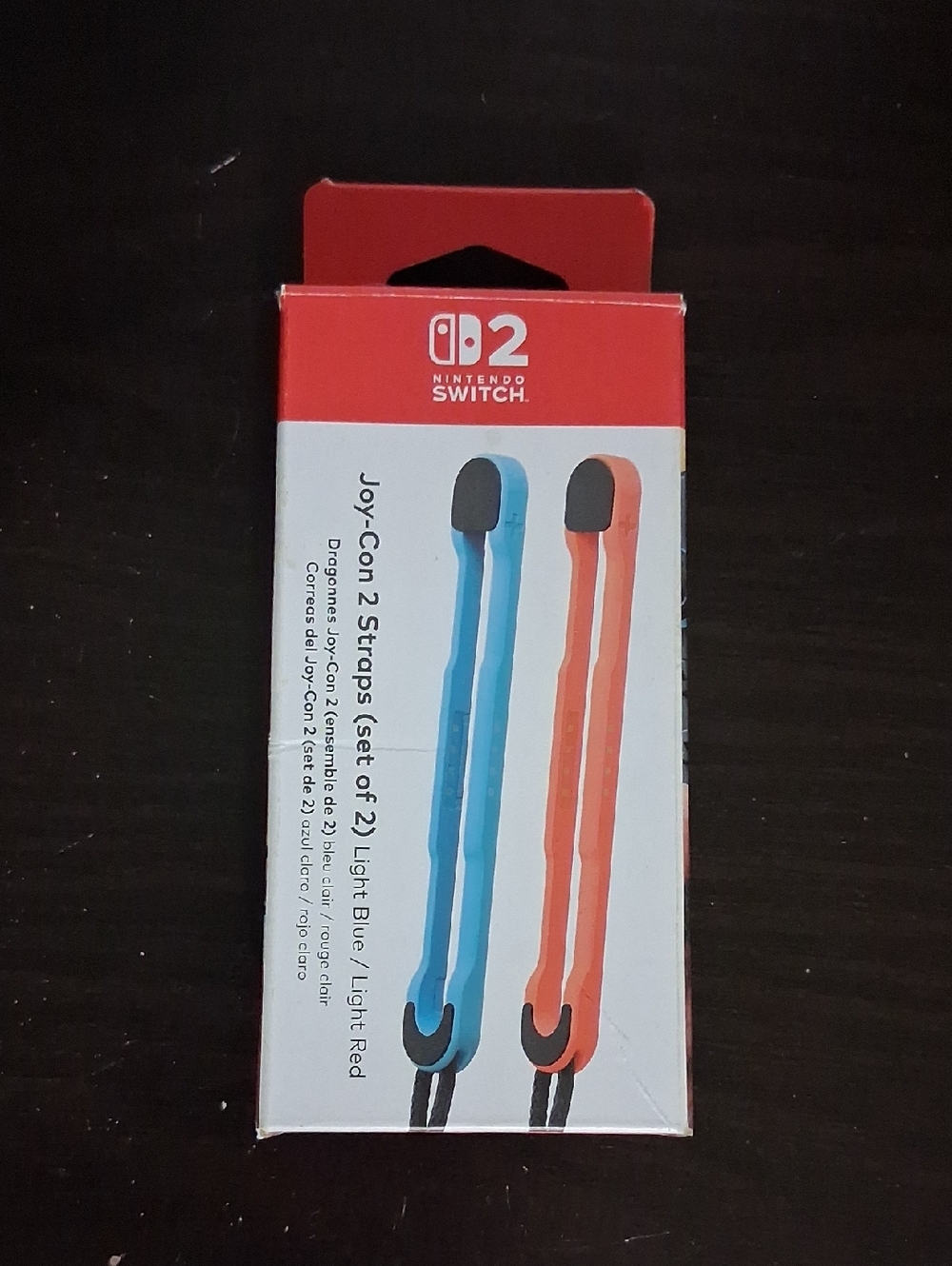 Nintendo Switch 2 Joy-Con Wrist Strap Set — Blue & Red